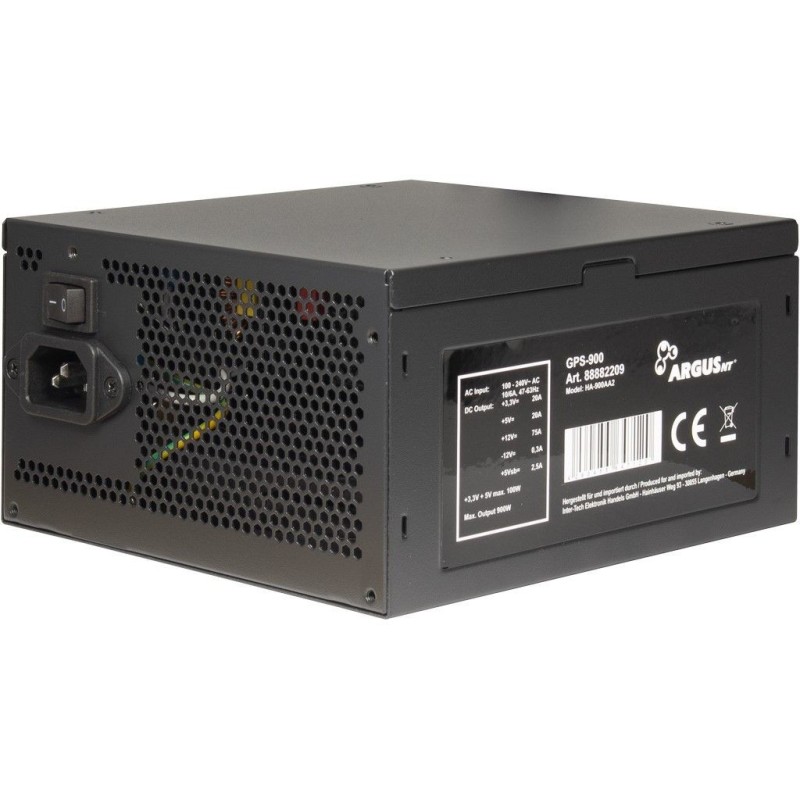 Buy 900W Inter-Tech ArgusNT GPS-900 80+ Gold - GPS-900 - Black, ATX PSU, 900W, 8... in Cyprus, Nicosia, Limassol, Larnaka, Pafos
