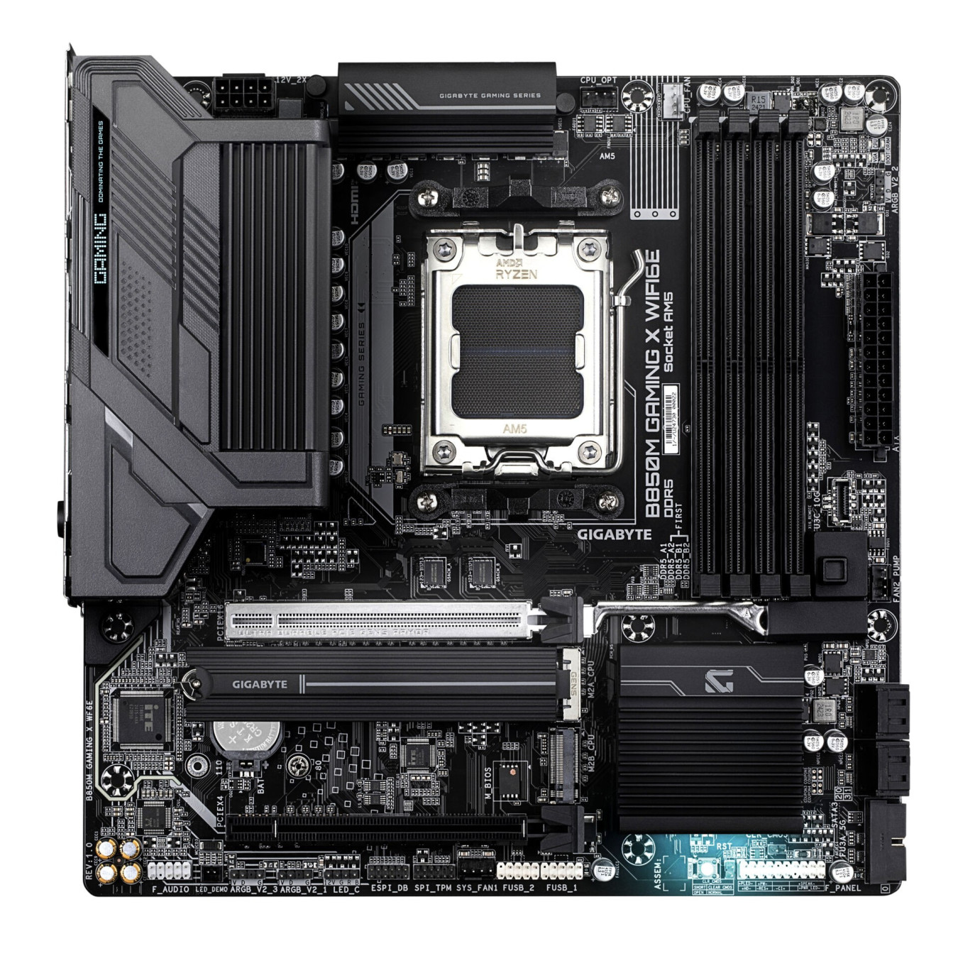 Gigabyte GA-B850M GAMING X WF6E - AM5 Micro-ATX Motherboard, DDR5, 4x DIMM 256GB, Wi-Fi 6E, 2.5Gb LAN, HDMI 2.1