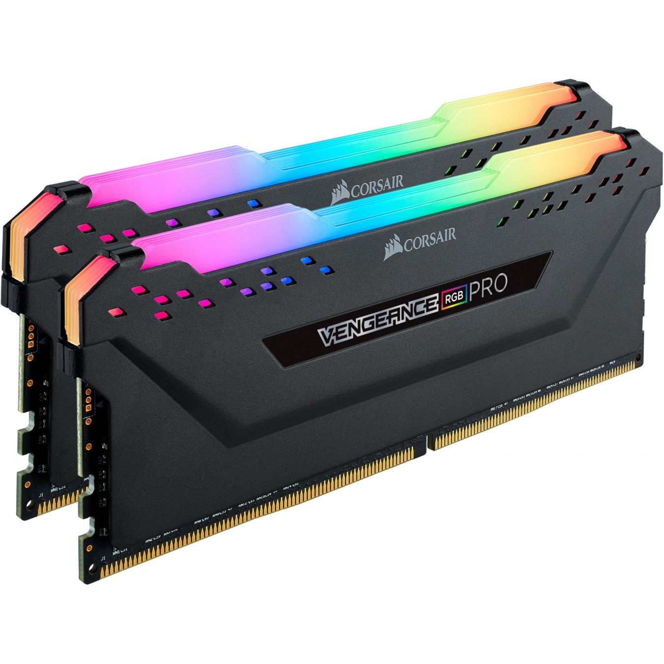 Corsair Vengeance DDR4 3200MHz 16GB (2x8GB) Black - 288-pin DIMM - CL16 - XMP 2.0 - Heatsink - Backlight