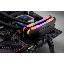 Corsair Vengeance DDR4 3200MHz 16GB (2x8GB) Black - 288-pin DIMM - CL16 - XMP 2.0 - Heatsink - Backlight