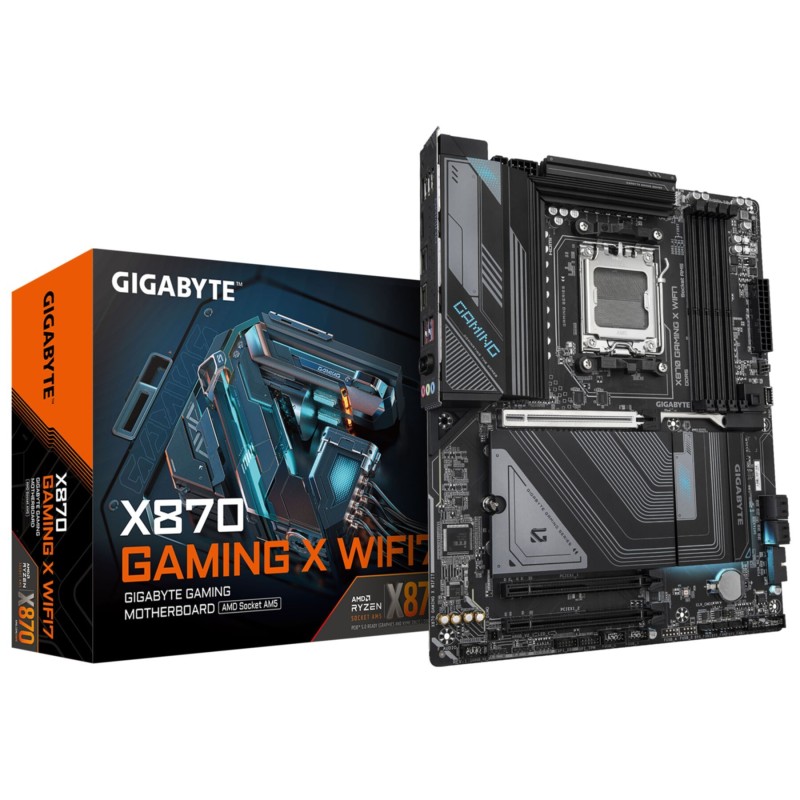 Buy GIGABYTE GA-X870 GAMING X WIFI7 - AM5 ATX Motherboard, DDR5 256GB, Wi‑Fi 7... in Cyprus, Nicosia, Limassol, Larnaka, Pafos