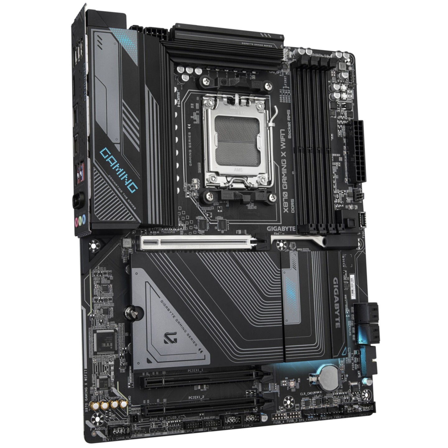 GIGABYTE X870 GAMING X WIFI7 AM5 ATX Motherboard - DDR5 256GB, PCIe 5.0, USB4, Wi-Fi 7 (Boxed)