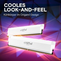 Crucial 32GB PC 6000 KIT (2x16GB) Pro Overclocking - DDR5 6000MHz, 2x16GB, 288-pin DIMM, Heatsink