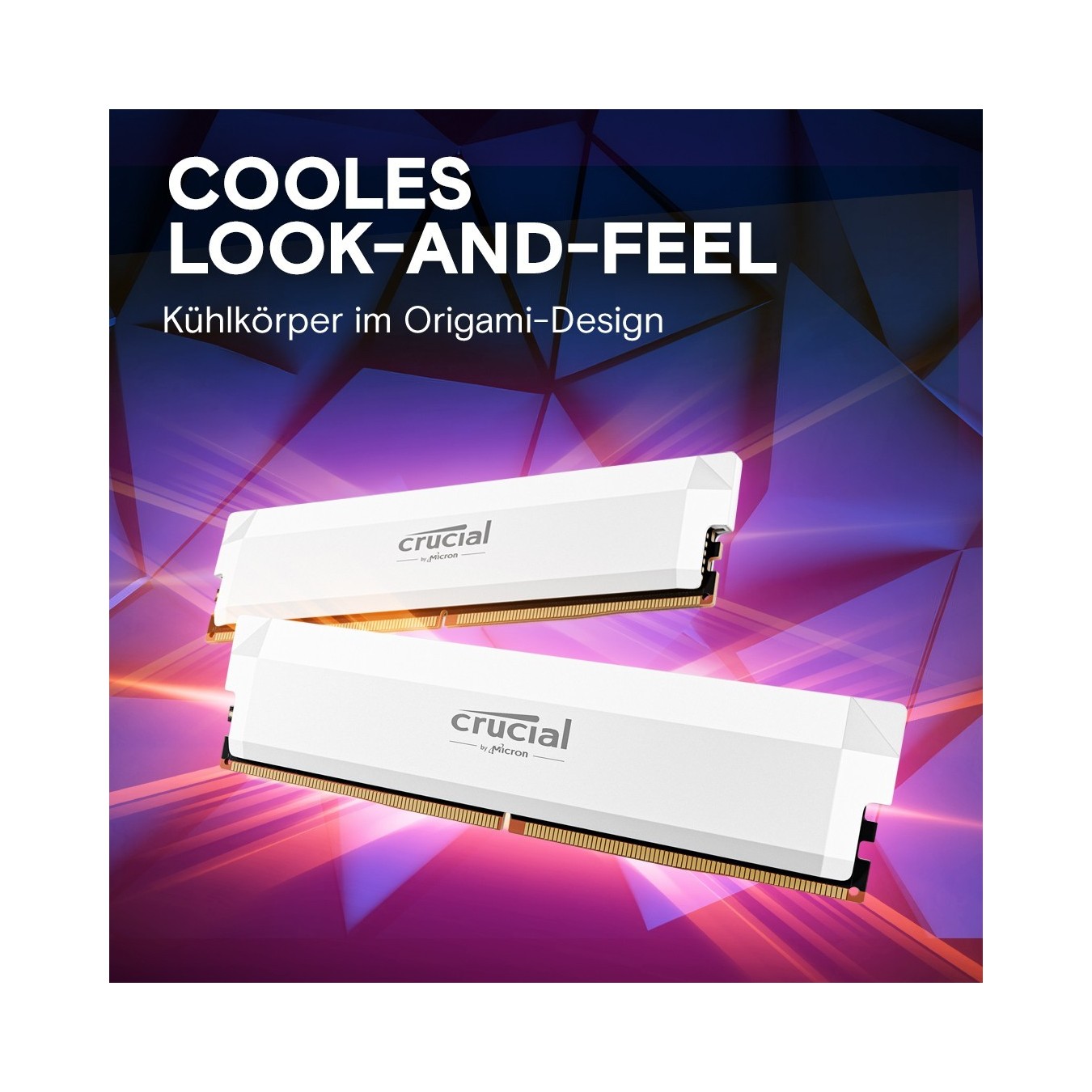 Crucial 32GB PC 6000 KIT (2x16GB) Pro Overclocking - DDR5 6000MHz, 2x16GB, 288-pin DIMM, Heatsink
