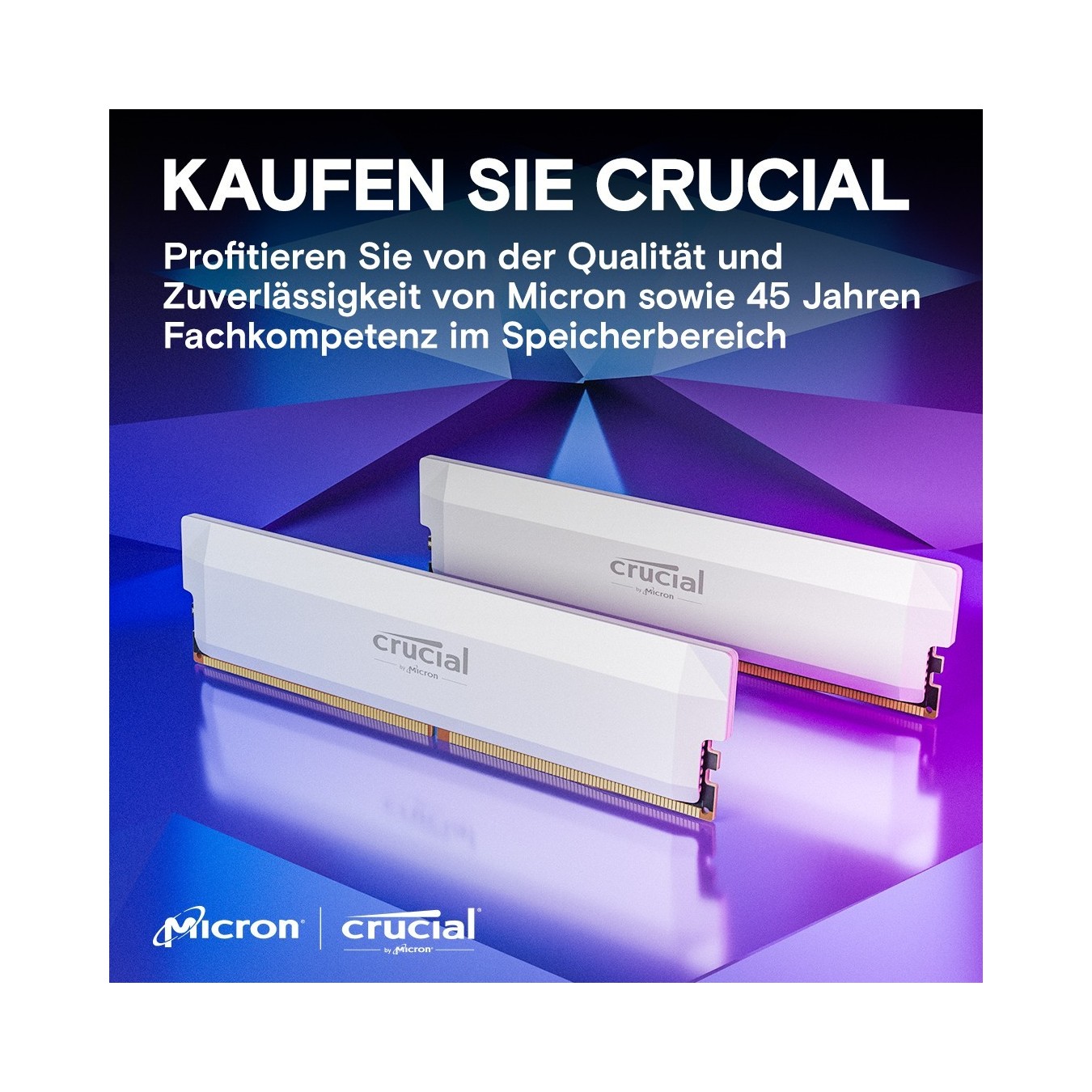 Crucial 32GB PC 6000 KIT (2x16GB) Pro Overclocking - DDR5 6000MHz, 2x16GB, 288-pin DIMM, Heatsink
