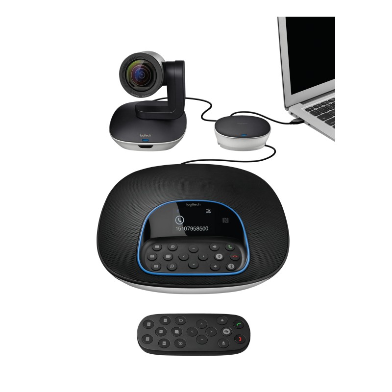 Buy Logitech GROUP - 960-001057 - Group Video Conferencing System, Black/Grey, F... in Cyprus, Nicosia, Limassol, Larnaka, Pafos