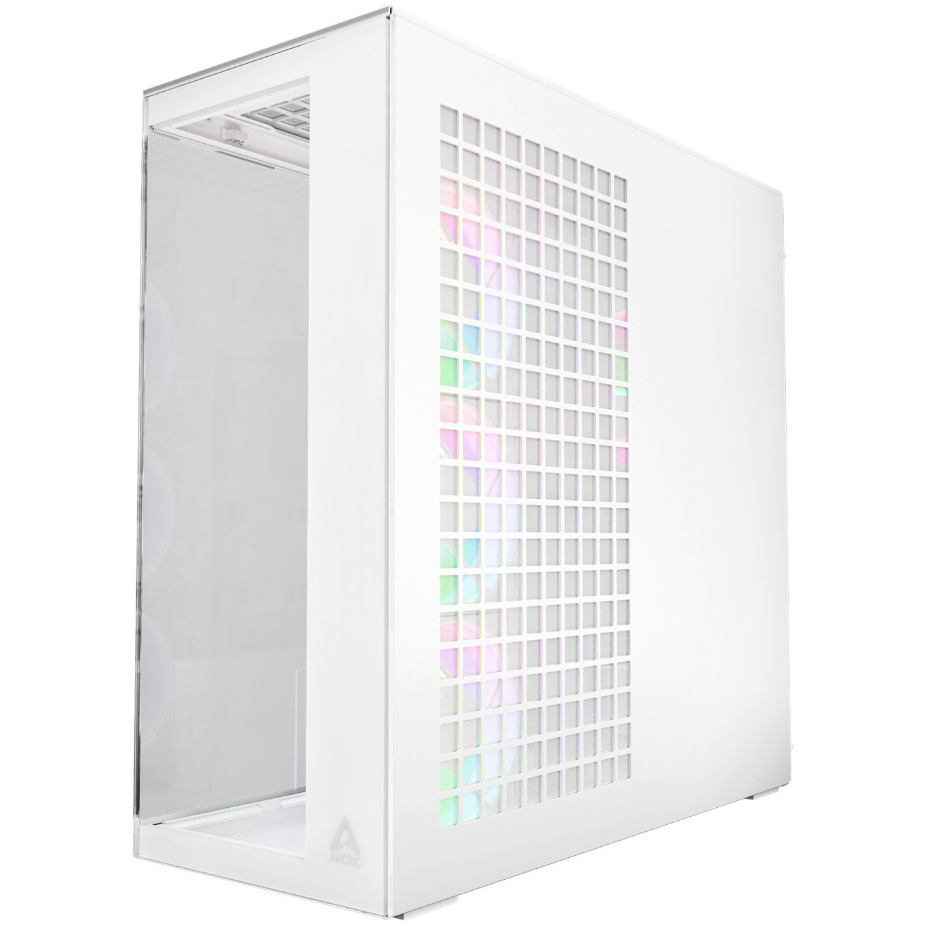 Arctic Xtender (White) Transparent window - Mid Tower PC Case with GPU Vertical Mount — Buy in Cyprus with Fast Delivery