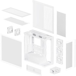 Buy Arctic Xtender (White) Transparent window - Mid Tower PC Case with GPU Verti... in Cyprus, Nicosia, Limassol, Larnaka, Pafos