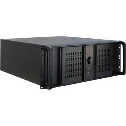 Inter-Tech IPC 4U-4098-S 4U Rackmount Server Case - Black Steel ATX/Micro-ATX/Mini-ITX — Buy in Cyprus with Fast Delivery
