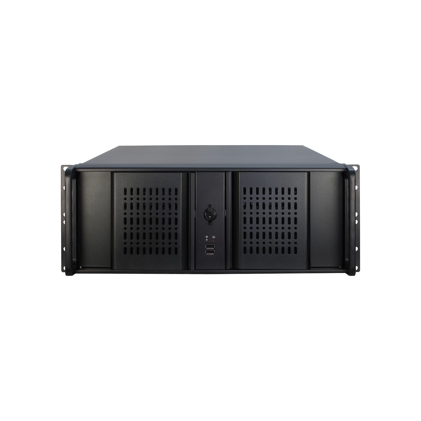 Inter-Tech IPC 4U-4098-S 4U Rackmount Server Case - Black Steel ATX/Micro-ATX/Mini-ITX — Buy in Cyprus with Fast Delivery