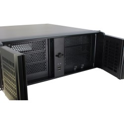 Inter-Tech IPC 4U-4098-S 4U Rackmount Server Case - Black Steel ATX/Micro-ATX/Mini-ITX — Buy in Cyprus with Fast Delivery