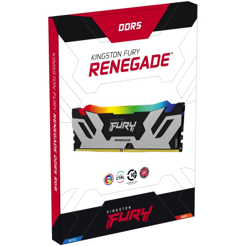 Buy KINGSTON FURY Renegade DDR5 96GB (2x48GB) 6400MT/s CL32 DIMM Kit - RGB XMP in Cyprus, Nicosia, Limassol, Larnaka, Pafos