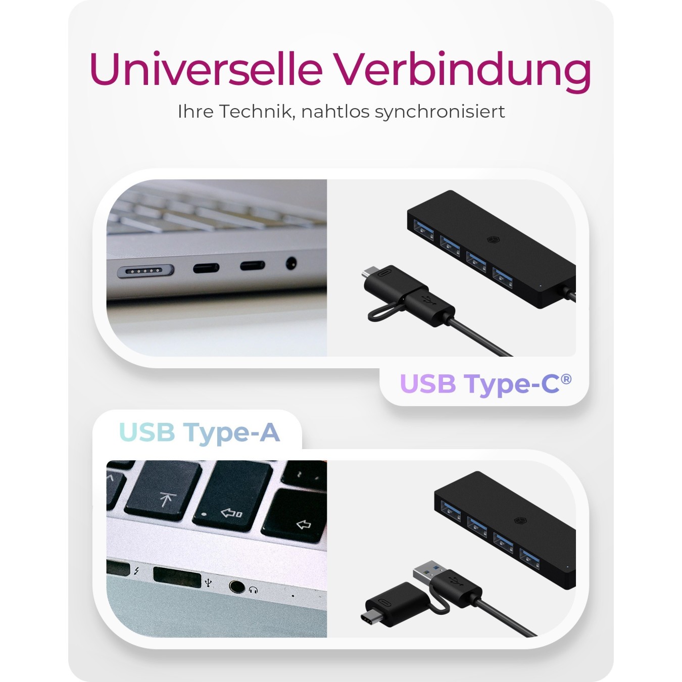 ICY BOX IB-HUB1424-C3 USB-C/A Hub 4x USB 3.2 Gen1 (Boxed) — Buy in Cyprus with Fast Delivery