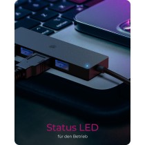 ICY BOX IB-HUB1424-C3 USB 3.2 Gen1 4-Port Hub USB-C/A — Armenius Store Cyprus