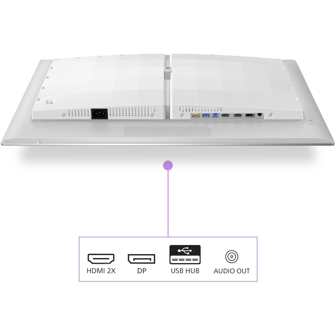 Philips 27M2N8500 - 27\" 16:9 Monitor - White - 2x HDMI, DP, USB — Buy in Cyprus with Fast Delivery