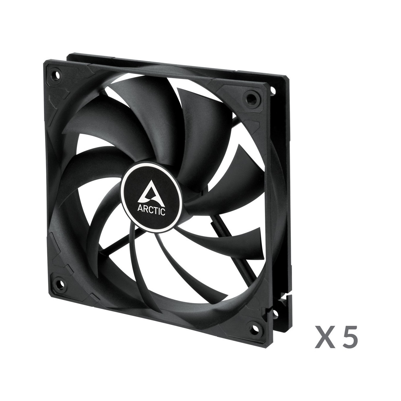 ARCTIC Lüfter 120 120 25 - F12 - Value Pack black (5pcs) — Buy in Cyprus with Fast Delivery