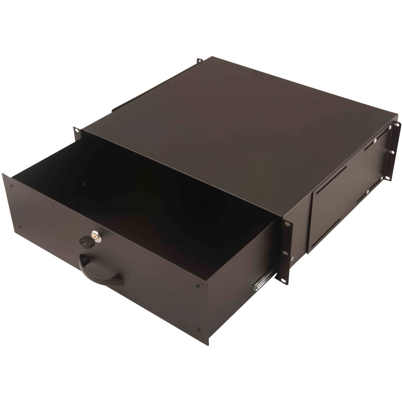 DIGITUS Drawer 3U 483mm Black Lockable - Characteristics (Black, 3U, 483mm depth) — Buy in Cyprus with Fast Delivery
