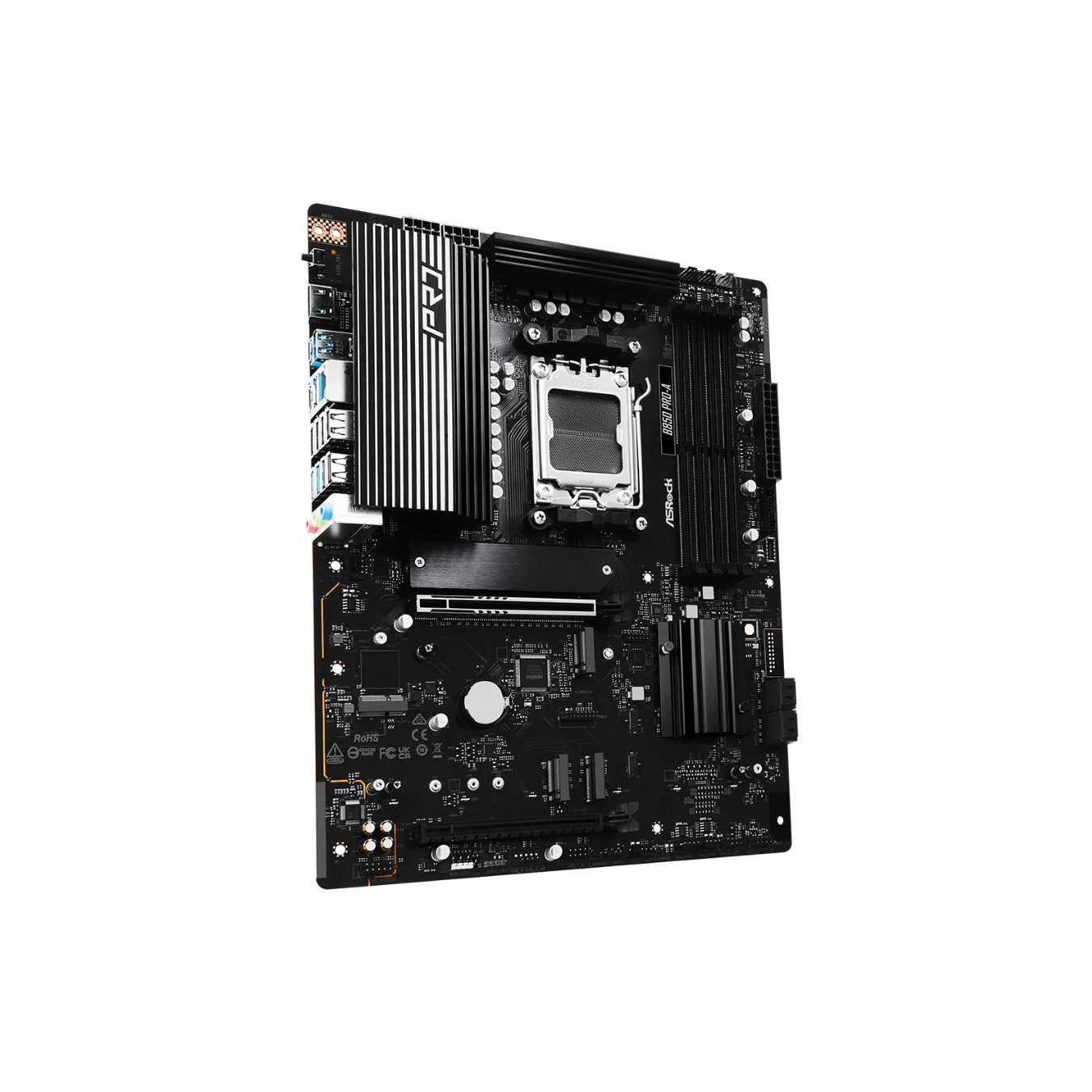 ASRock B850 Pro-A - AM5 ATX Motherboard - DDR5, 4x M.2, 256GB, PCIe 5.0, 2.5Gb LAN, HDMI 2.1 (Black)