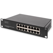 DIGITUS Switch 16-Port Gigabit Unmanaged - Black (16 Ports, Gigabit) — Buy in Cyprus with Fast Delivery