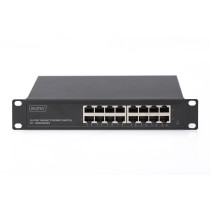 DIGITUS Switch 16-Port Gigabit Unmanaged - Black (16 Ports, Gigabit) — Buy in Cyprus with Fast Delivery