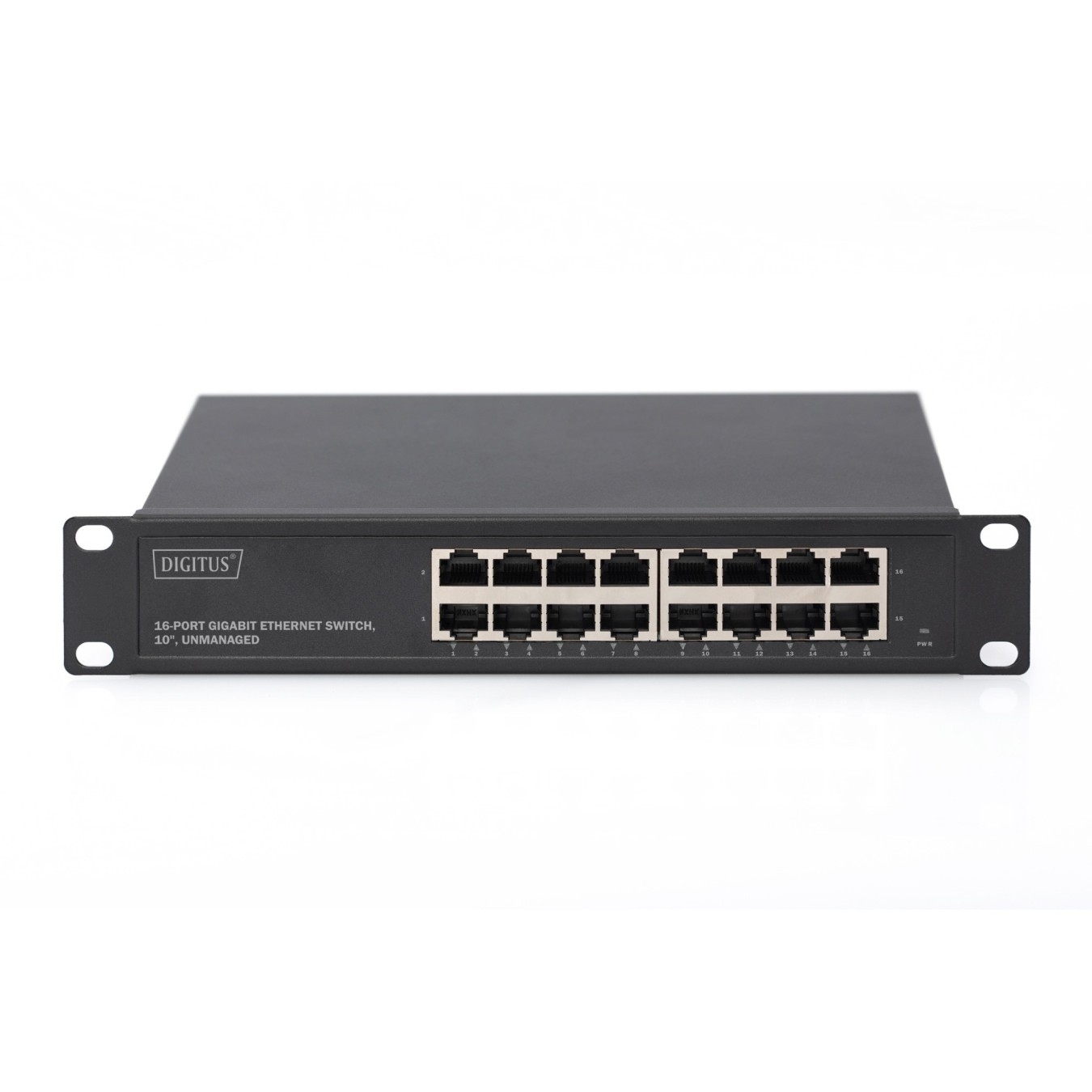 DIGITUS Switch 16-Port Gigabit Unmanaged - Black (16 Ports, Gigabit) — Buy in Cyprus with Fast Delivery