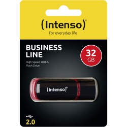 Buy STICK Intenso Business Line - 32 GB USB 2.0 Cap - Black/Red in Cyprus, Nicosia, Limassol, Larnaka, Pafos