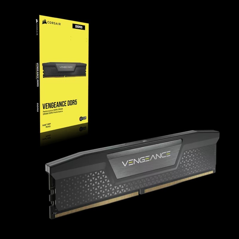 Buy CORSAIR VENGEANCE 32GB Kit (2x16GB) DDR5-6400 CL36 Black - Retail (Black, 32... in Cyprus, Nicosia, Limassol, Larnaka, Pafos