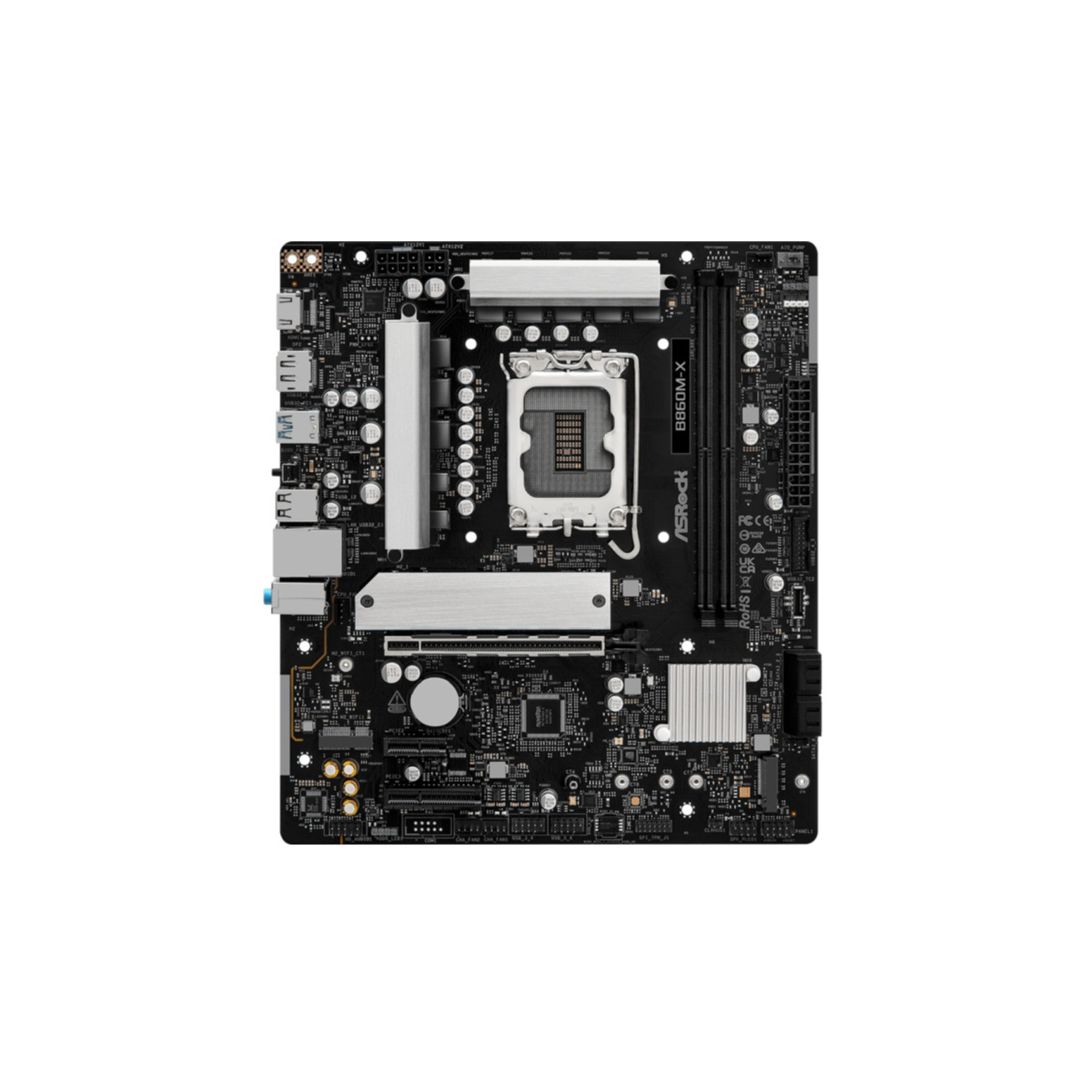 ASRock B860M-X - Micro-ATX DDR5 Motherboard - 6-Layer PCB, DDR5 XMP/EXPO Support — Buy in Cyprus with Fast Delivery