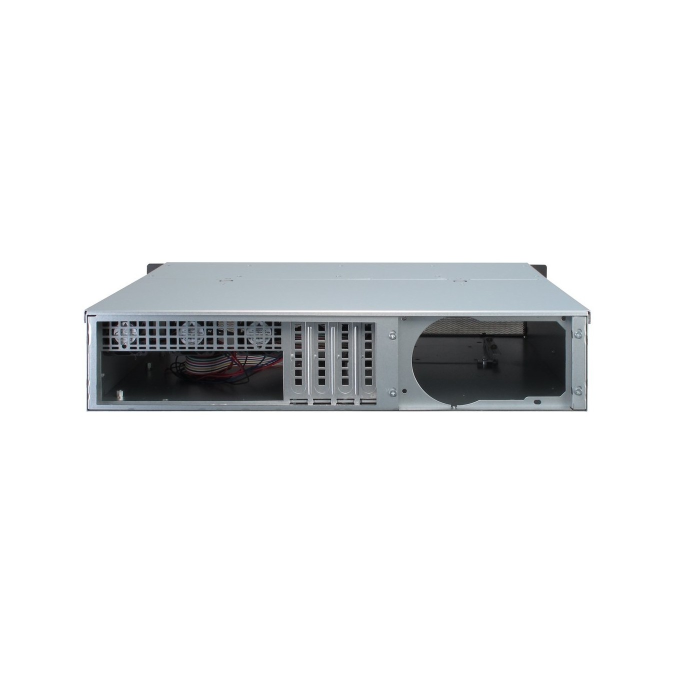 Inter-Tech IPC 2U-2404S - 2U Rackmount chassis - Black/Silver, Micro-ATX — Buy in Cyprus with Fast Delivery