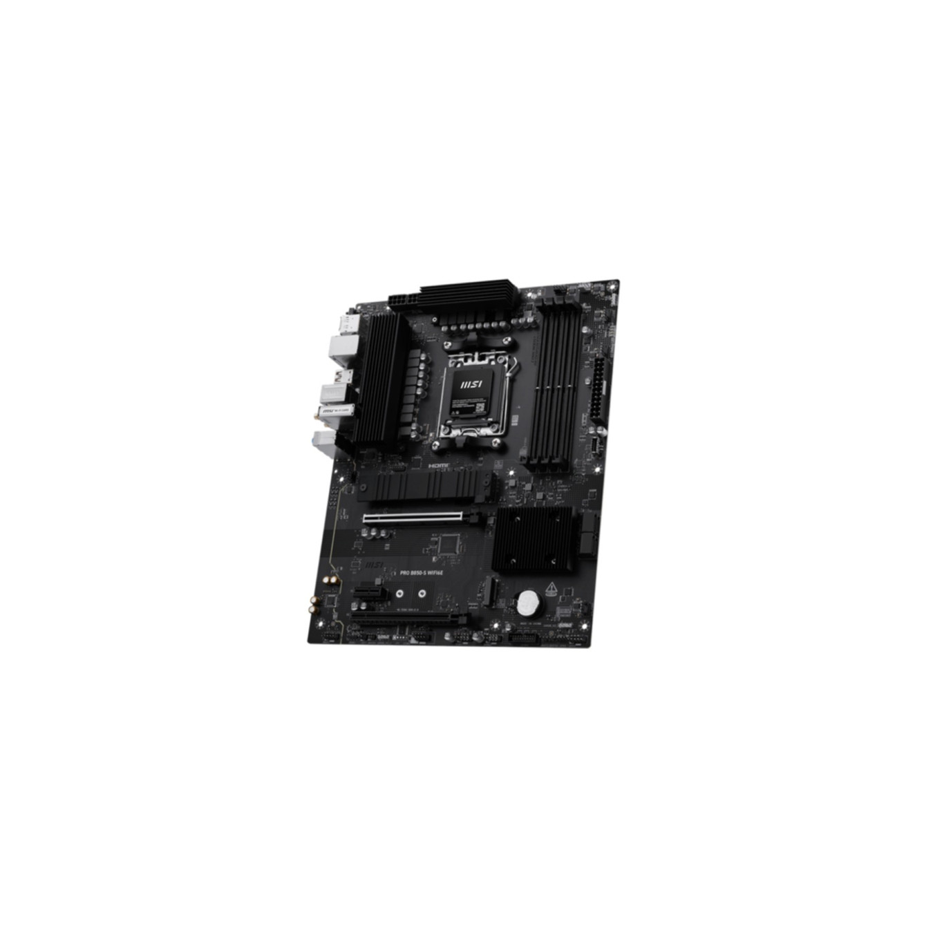 MSI PRO B850-S WIFI6E - AM5 ATX Motherboard, DDR5, 4x DIMM (up to 256GB), Wi-Fi 6E, RGB, Black