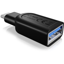 Adapter ICY BOX USB-A to USB-C - Black — Buy in Cyprus with Fast Delivery