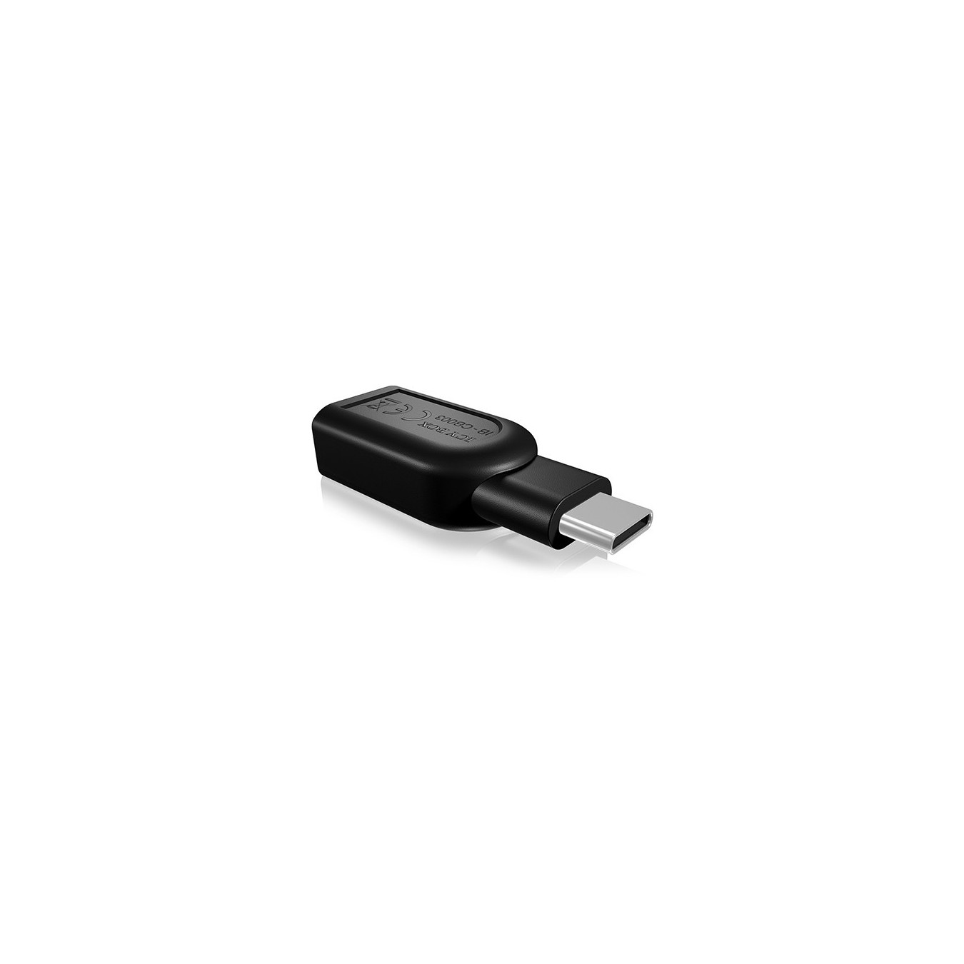 Adapter ICY BOX USB-A to USB-C - Black — Buy in Cyprus with Fast Delivery
