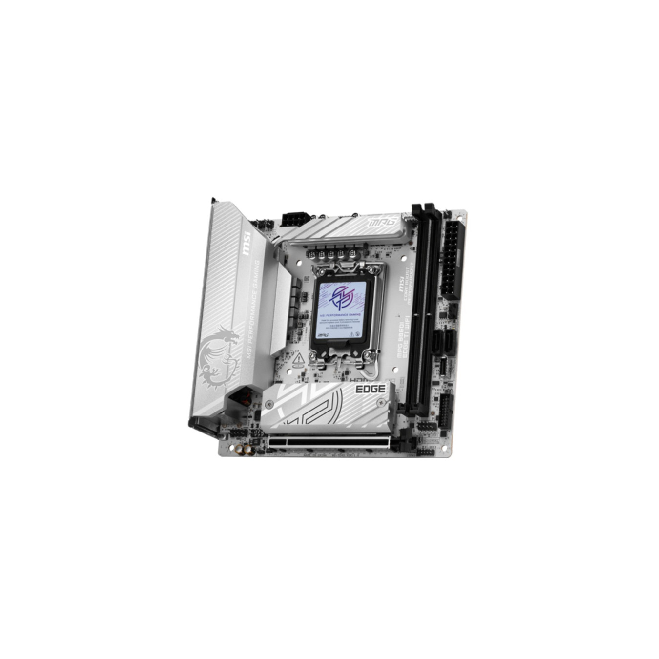 MSI MPG B860I EDGE TI WIFI - 1851 - Mini-ITX, LGA1851, DDR5 128GB, Wi-Fi, RGB, Black — Buy in Cyprus with Fast Delivery