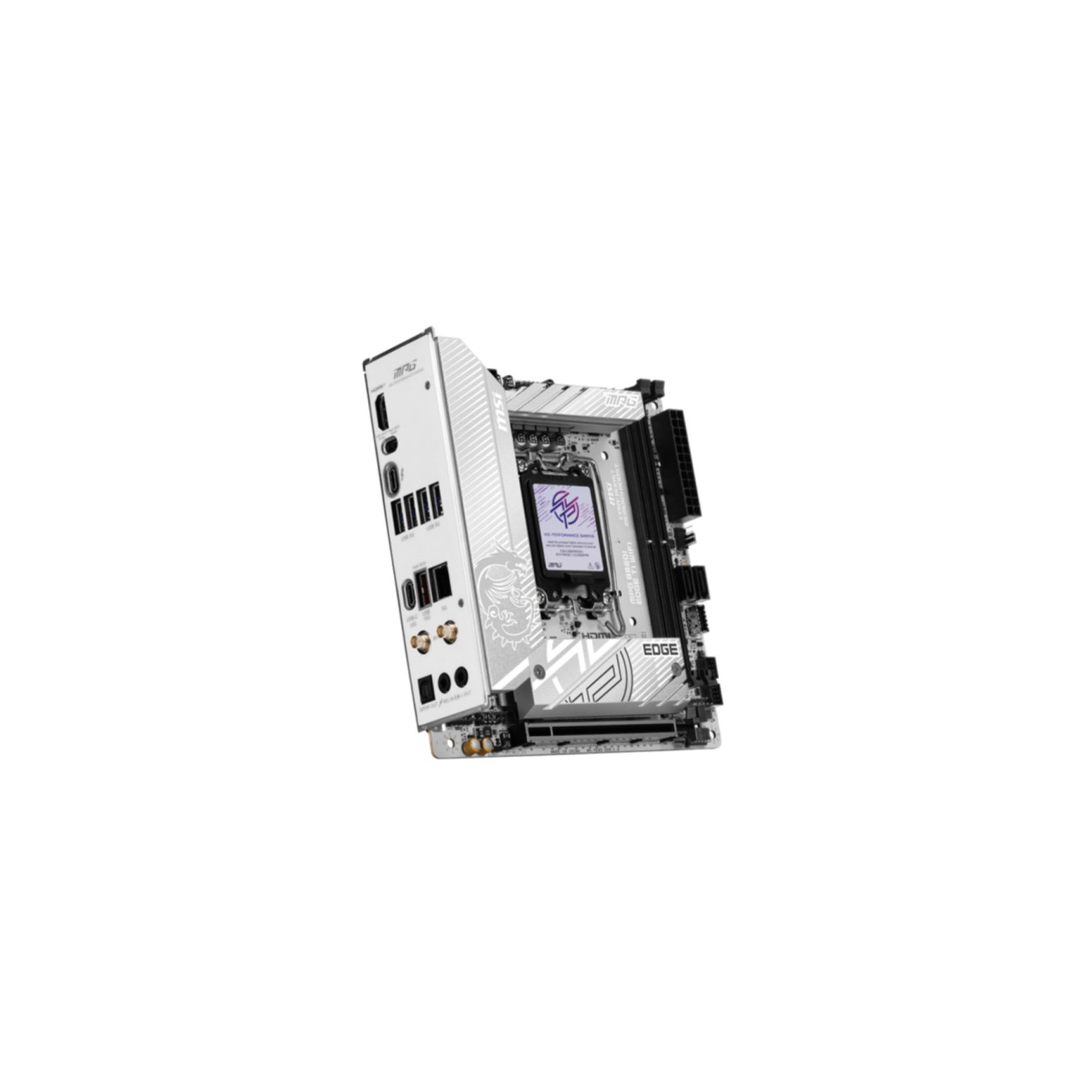 MSI MPG B860I EDGE TI WIFI - 1851 - Mini-ITX, LGA1851, DDR5 128GB, Wi-Fi, RGB, Black — Buy in Cyprus with Fast Delivery