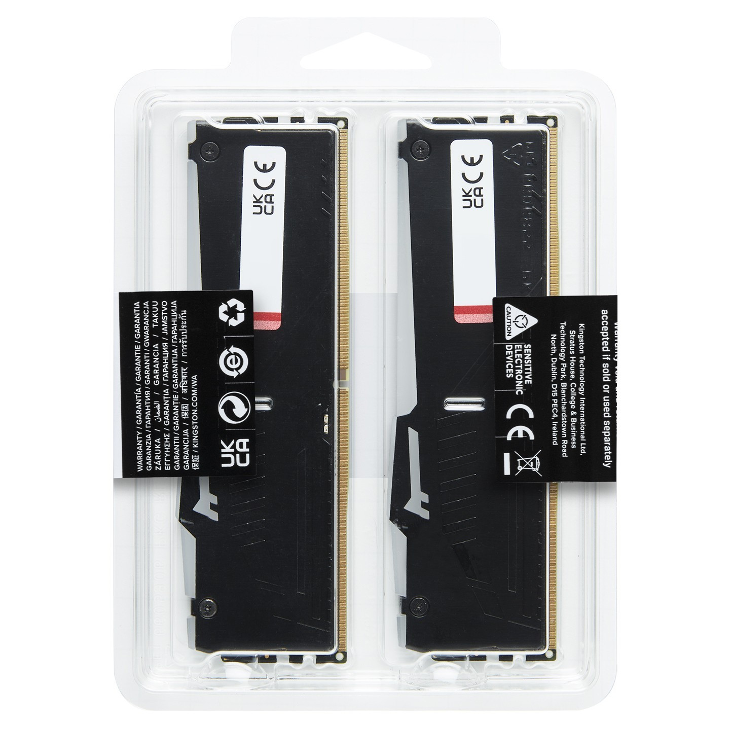 Kingston 32GB DDR5-5200 CL40 DIMM Kit of 2 - FURY Beast RGB — Buy in Cyprus with Fast Delivery
