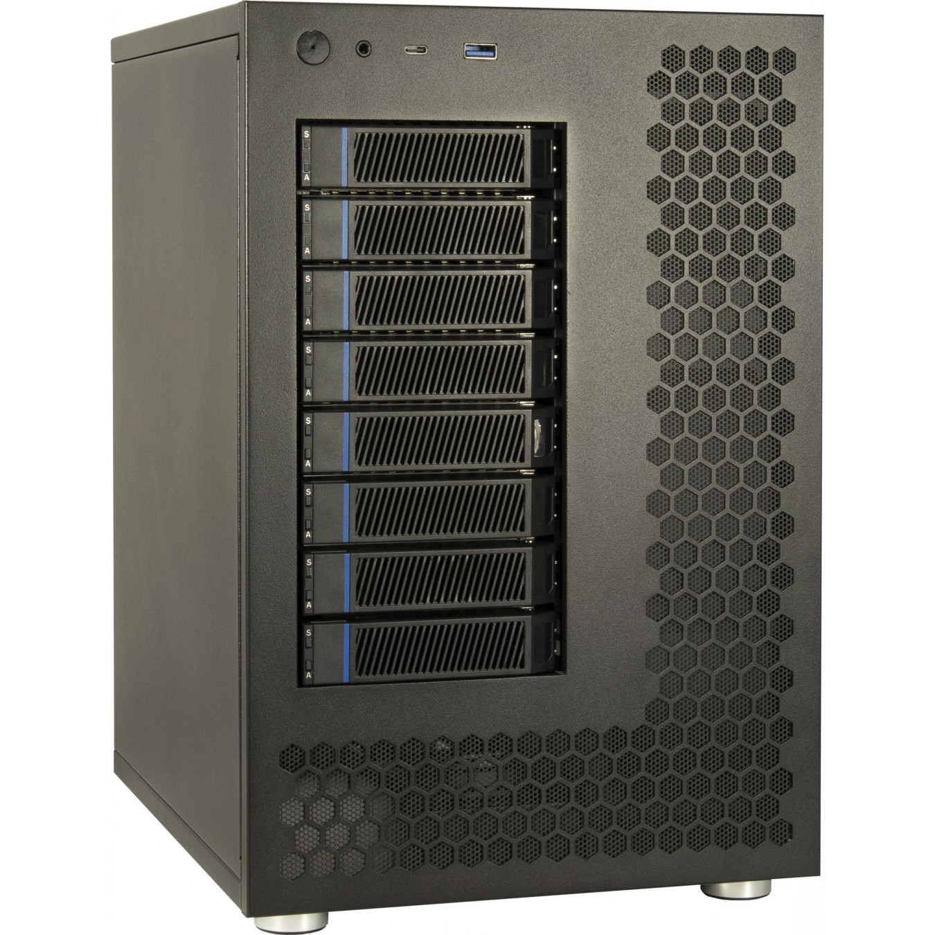 Inter-Tech Case IPC NAS-8 - IPC NAS-8 - 8-bay desktop NAS chassis — Buy in Cyprus with Fast Delivery