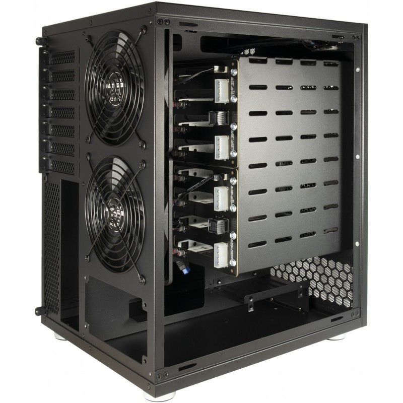 Buy Inter-Tech Case IPC NAS-8 - IPC NAS-8 - 8-bay desktop NAS chassis in Cyprus, Nicosia, Limassol, Larnaka, Pafos