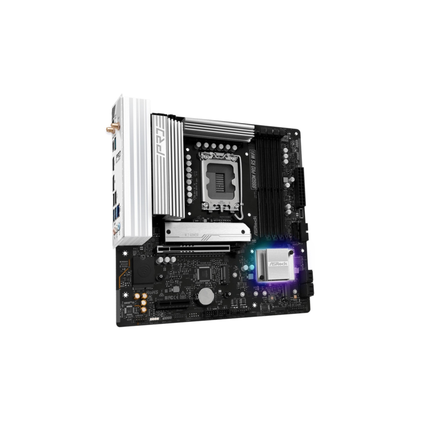 ASRock B860M Pro RS WiFi - B860M Pro RS - Micro-ATX, LGA1700, WiFi, 10+1+1 Power & Dr.MOS — Buy in Cyprus with Fast Delivery