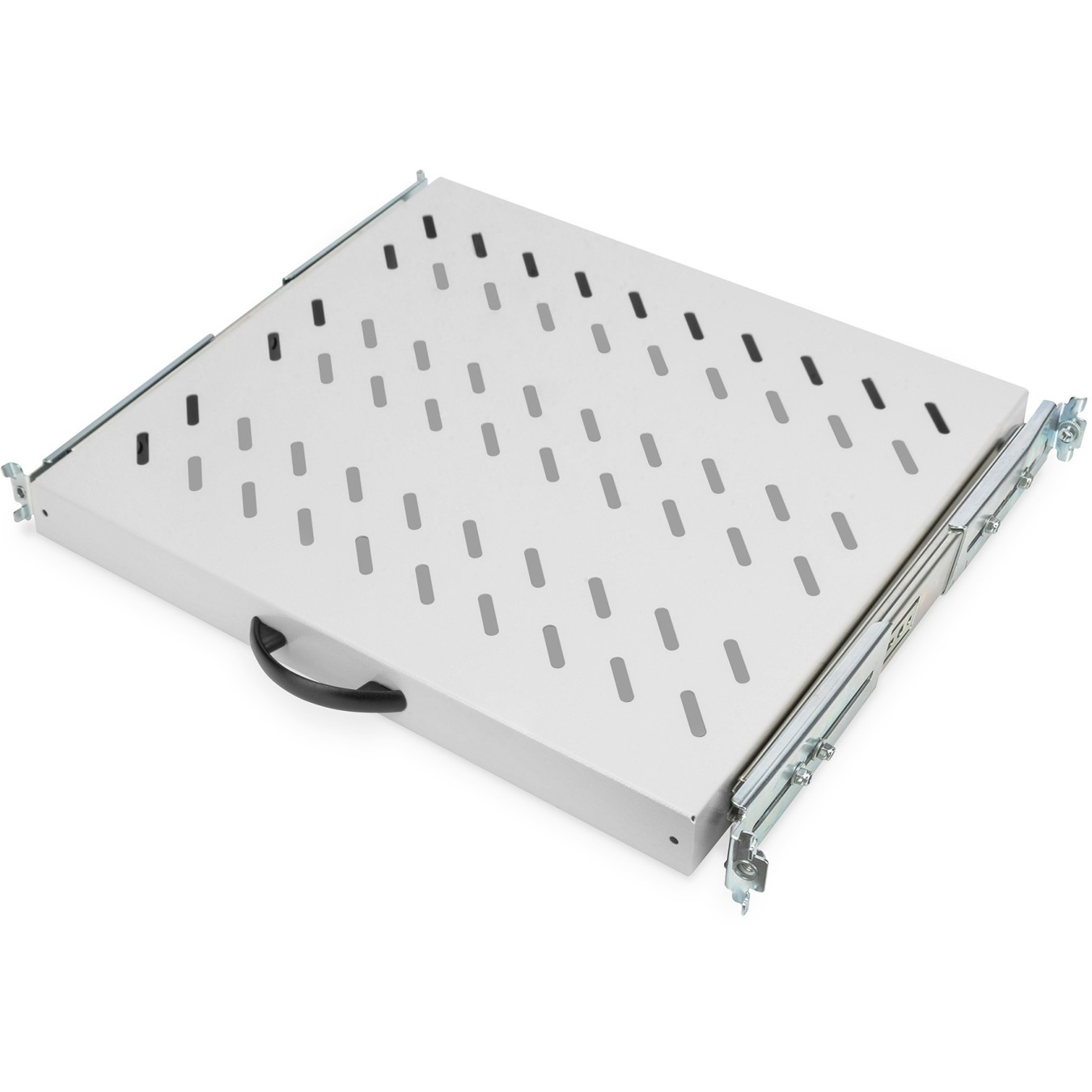 DIGITUS Rack Shelf - - 1HE 30x483x385mm up to 25kg Gray Extendable — Buy in Cyprus with Fast Delivery