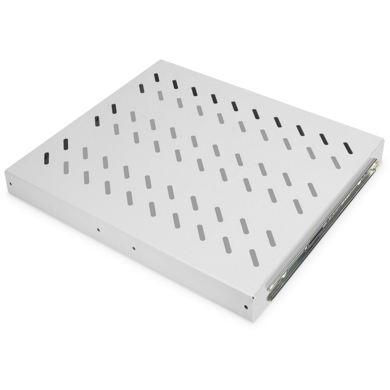 DIGITUS Rack Shelf - - 1HE 30x483x385mm up to 25kg Gray Extendable — Buy in Cyprus with Fast Delivery