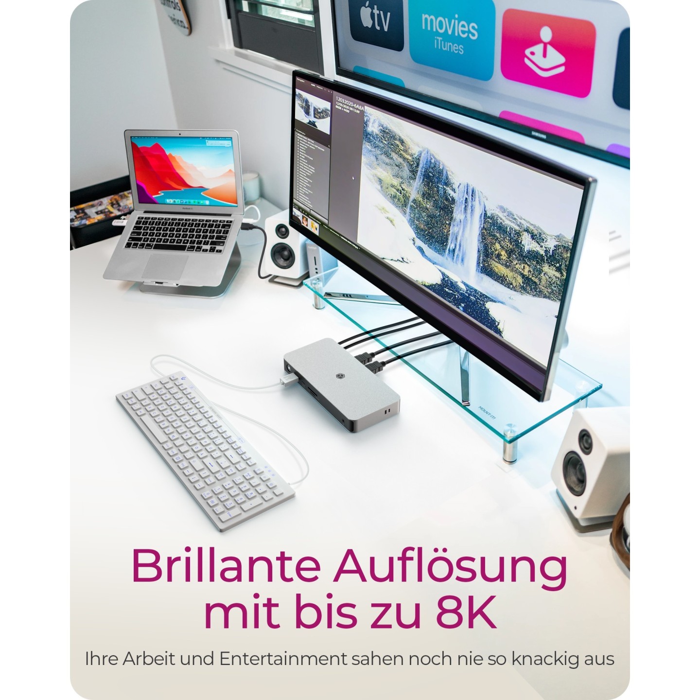 ICY BOX IB-DK2880-C41 USB4 10-in-1 Docking Station PD 100W 2x HDMI 8K | Buy Online — Armenius Store Cyprus