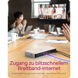 Buy ICY BOX IB-DK2880-C41 USB4 10-in-1 PD 100W Docking Station - IB-DK2880-C41 -... in Cyprus, Nicosia, Limassol, Larnaka, Pafos