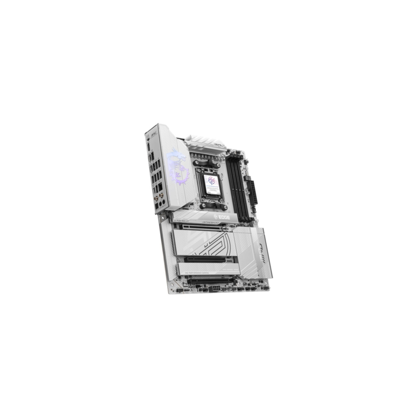 MSI MPG X870E EDGE TI WIFI - AM5 ATX Motherboard - White, DDR5, 256GB, PCIe 5.0, Wi-Fi 7, USB4, 5G LAN