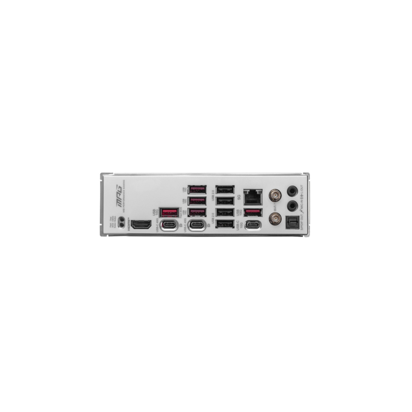 MSI MPG X870E EDGE TI WIFI - AM5 ATX Motherboard - White, DDR5, 256GB, PCIe 5.0, Wi-Fi 7, USB4, 5G LAN