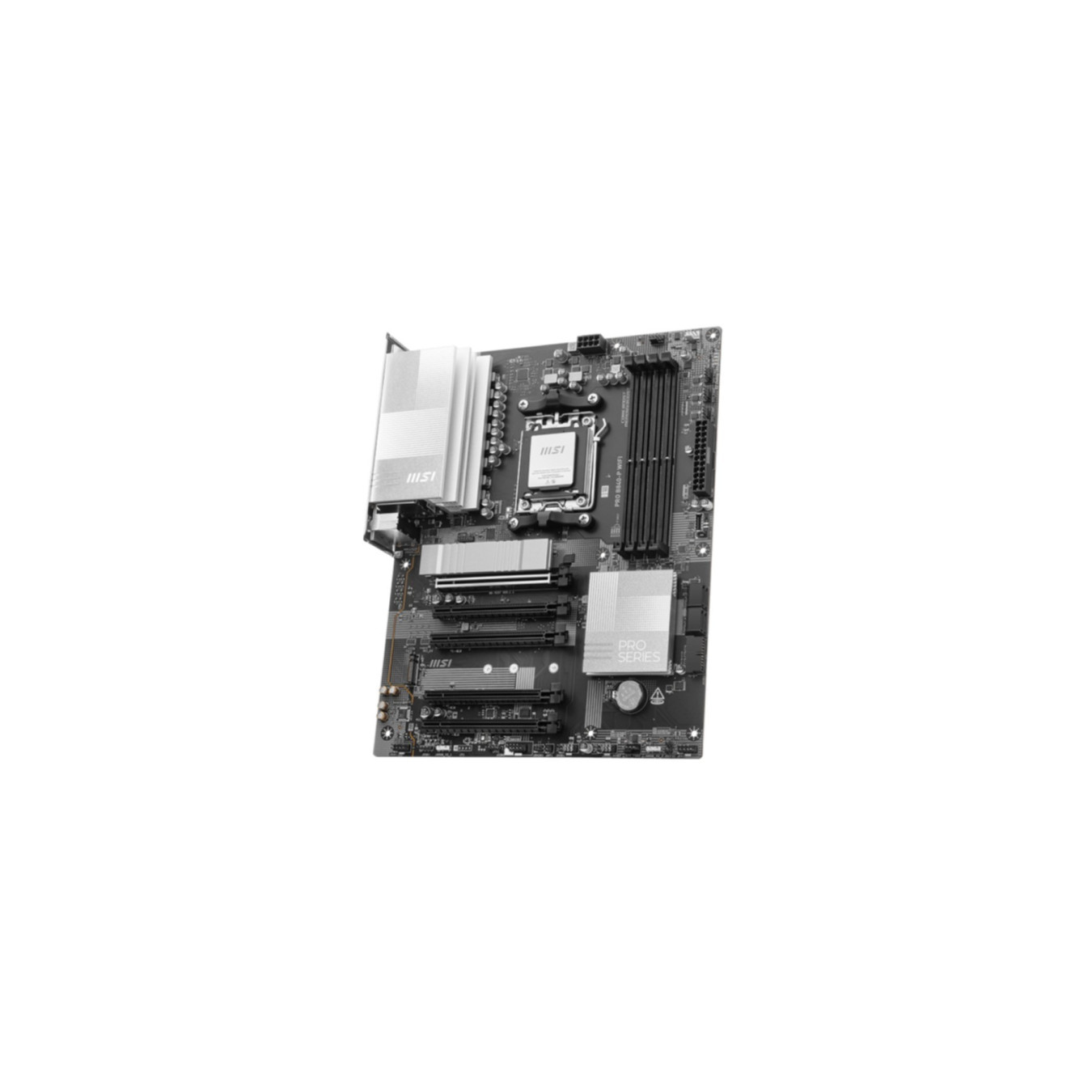 MSI PRO B840-P WIFI - AM5 ATX Motherboard - DDR5, 4x DIMM (256GB), 2x M.2, 2.5Gb LAN, USB-C, RGB, Black