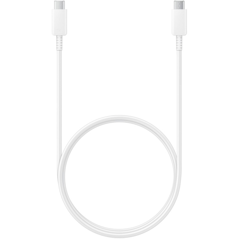 Buy Samsung EP-DN975 USB-C to USB-C Cable - EP-DN975 - White, 1m, 5A, 100W in Cyprus, Nicosia, Limassol, Larnaka, Pafos