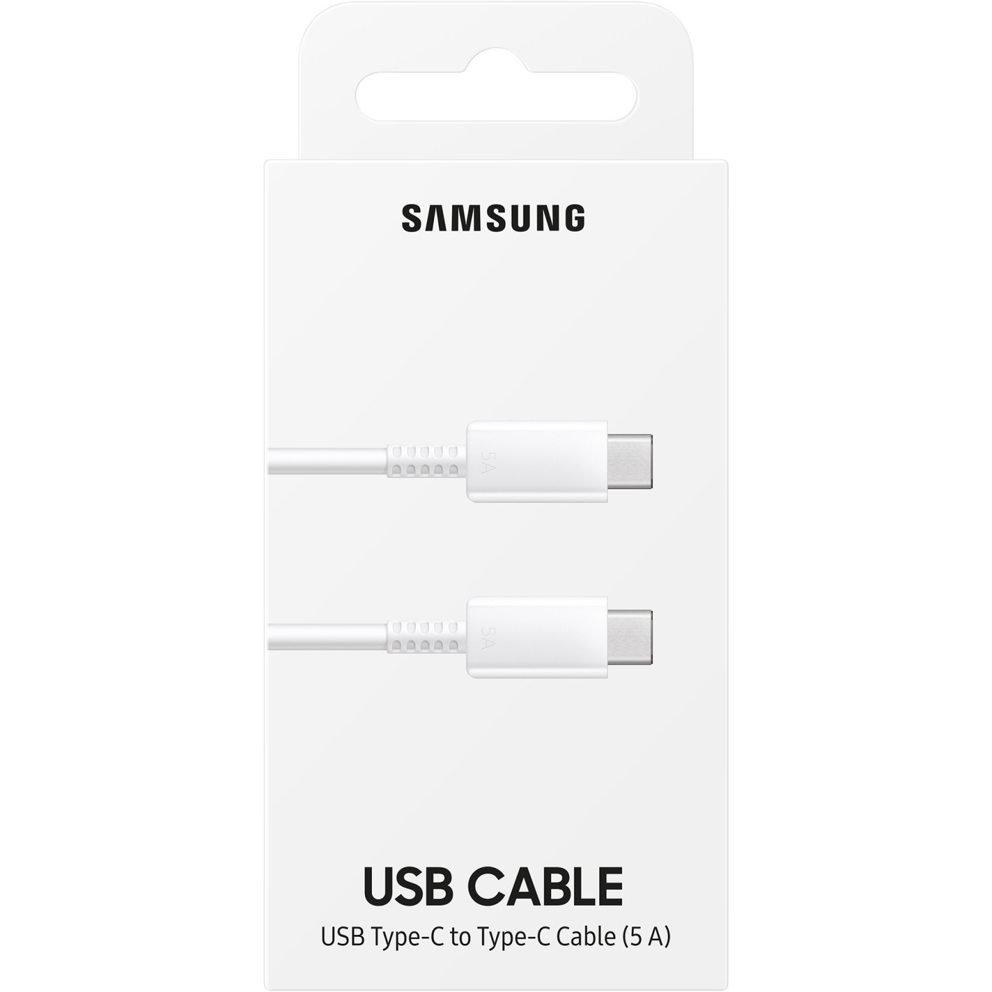 Samsung EP-DN975 USB-C to USB-C Cable - 1m, 5A, 100W, White (Retail) — Buy in Cyprus with Fast Delivery