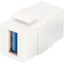 USB 3.0 Keystone Module - DN-93832 - Flat White USB A to USB A (Female/Female) — Buy in Cyprus with Fast Delivery