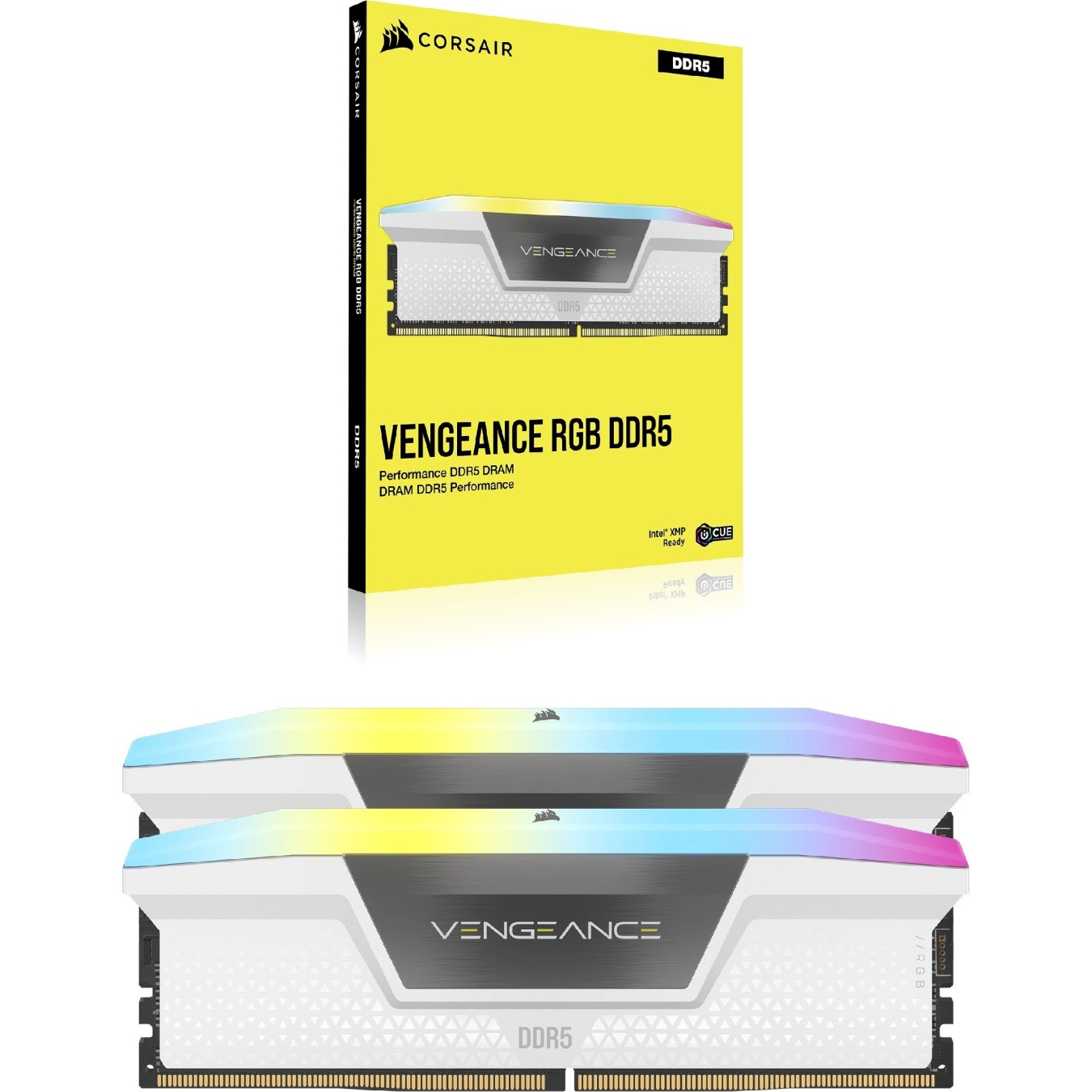32GB PC 6000 CL30 CORSAIR KIT (2x16GB) Vengeance RGB W retail - DDR5-6000 CL30, 2x16GB, RGB — Buy in Cyprus with Fast Delivery