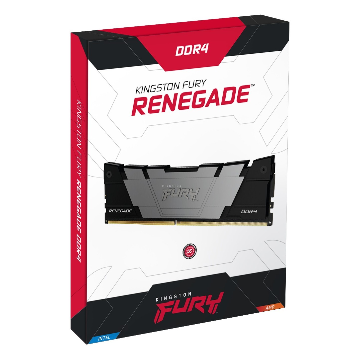 Kingston FURY Renegade Black DDR4 32GB 3600MT/s CL16 DIMM Kit - 8x4GB (KF436C16RB-8/32) (Boxed)